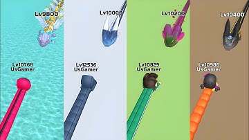 Snake Clash! .io - MAX LEVEL! Epic Snake Clash.io Gameplay! #gaming #1million #gaming 