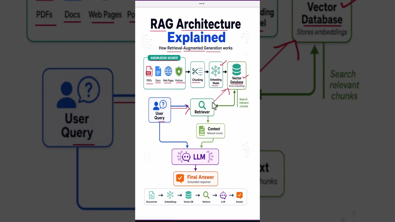How RAG Actually Works – RAG Architecture Explained Simply