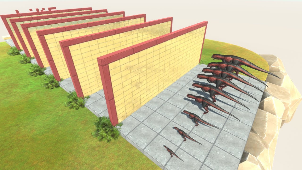 DIFFICULT PARKUR WHICH UNIT CAN PASS THE GOLDEN BLOCKS - ( Animal Revolt Battle Simulator )