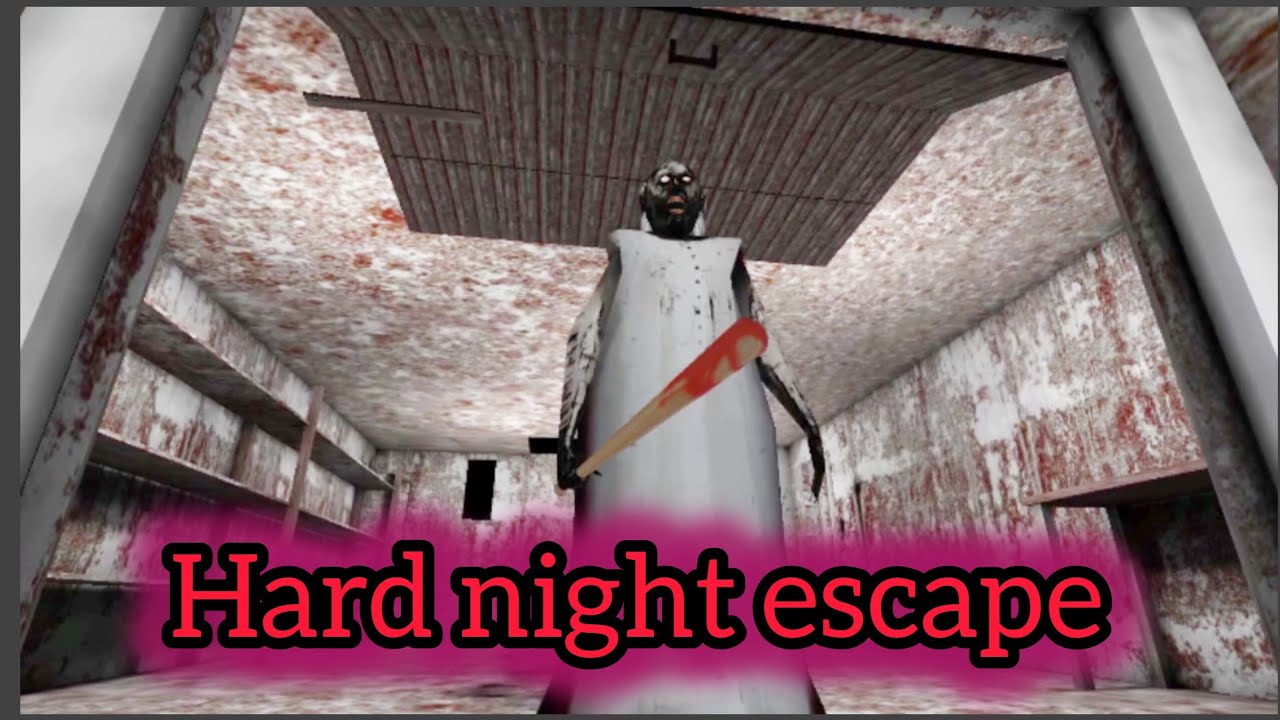 Granny Chapter 1 Hard Mode Night 😱 | Car Escape Full Gameplay 🚗💀#granny #developer 