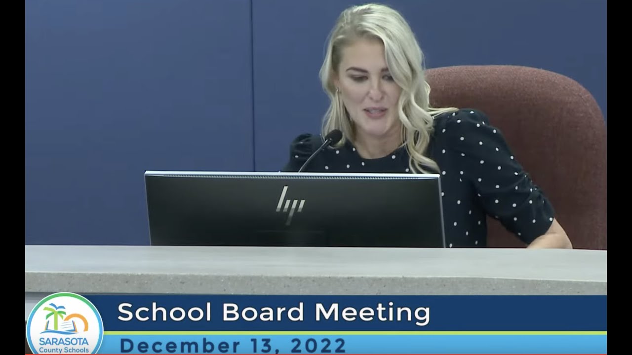 Sarasota School Board terminates Superintendent Dec 13th 2022 - YouTube