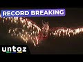 Ras Al Khaimah Breaks Records with the Biggest New Year's Drone Show! | New Year 2026 | Untoz