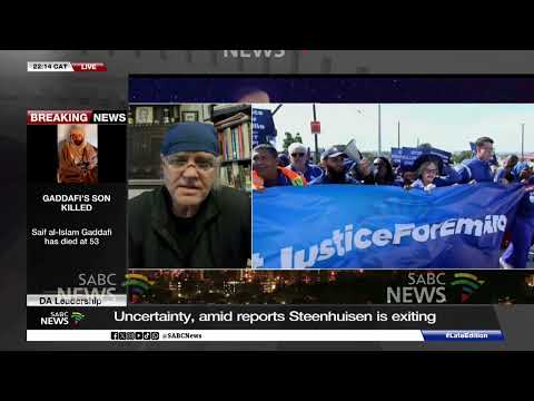 DA Leadership | Uncertainty, amid reports Steenhuisen will exit DA leadership race