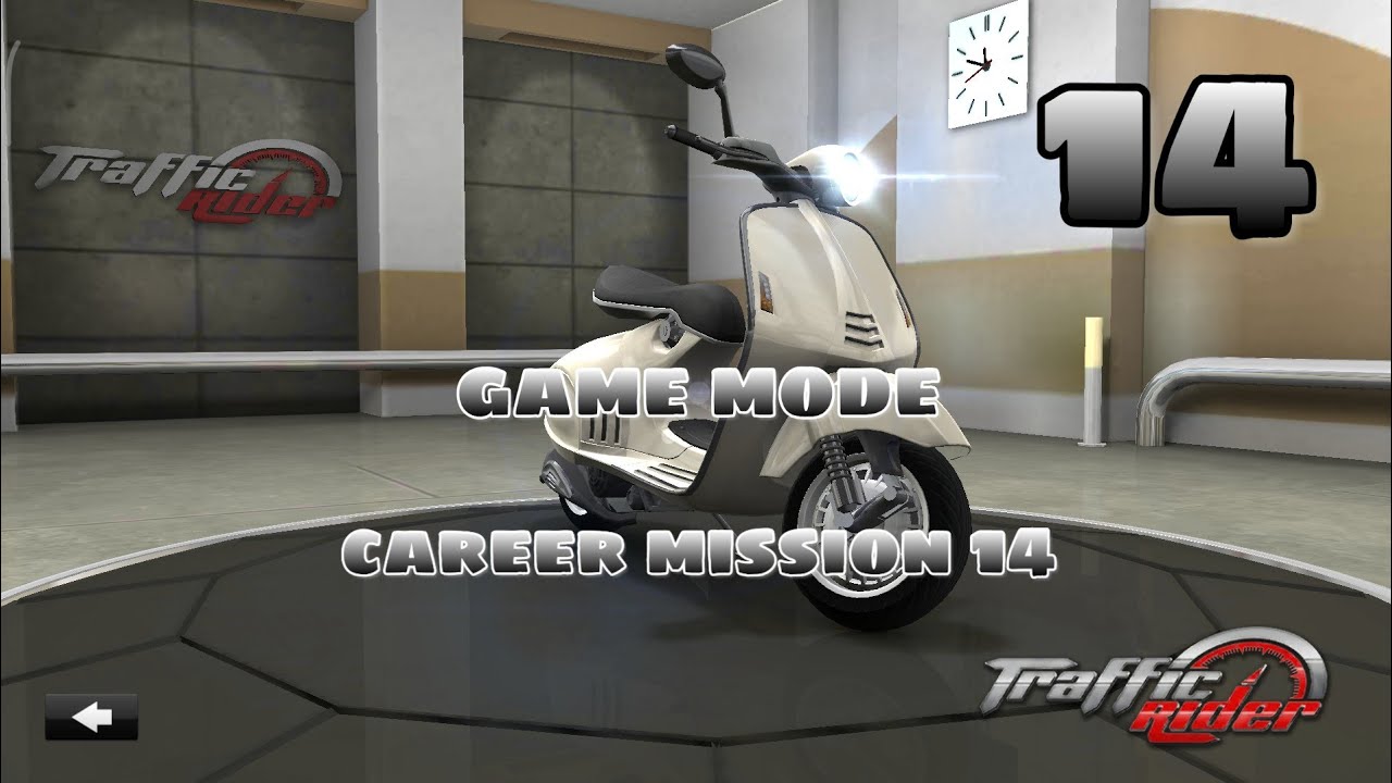 Traffic rider game mode career mission 14 (V900-CX). - YouTube