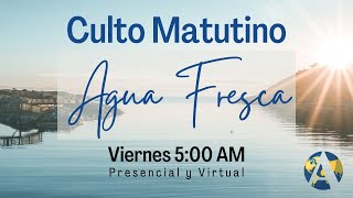 Agua Fresca - Servicio matutino Viernes 18 de Septiembre del 2026