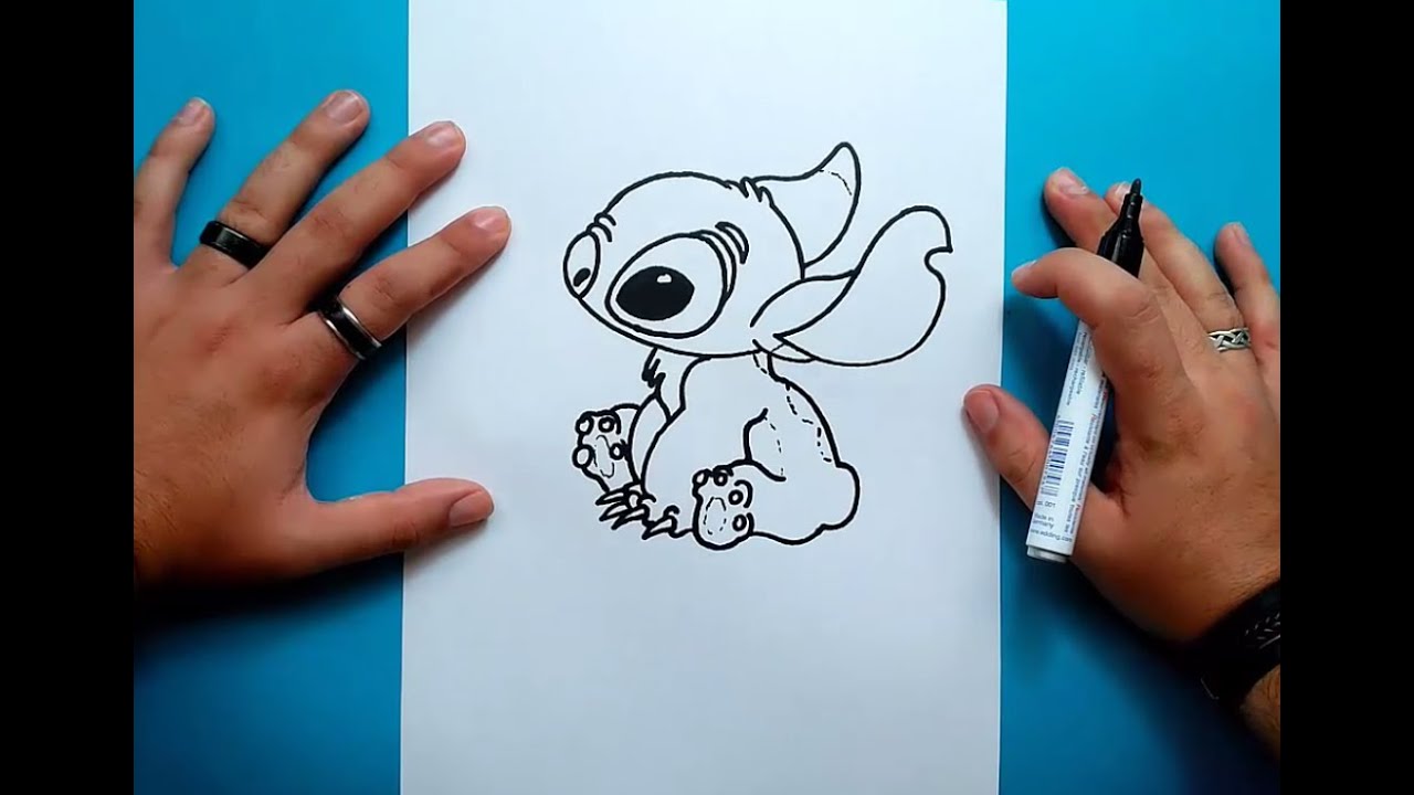 Como Dibujar A Stitch Paso A Paso Lilo Y Stitch How To Draw