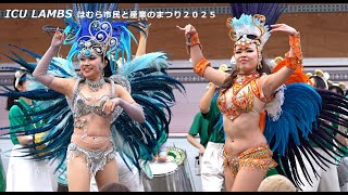 フレッシュ・サンバ! ICU LAMBS ＜ステージ編＞ はむら市民と産業のまつり2025 SAMBA STAGE Performance