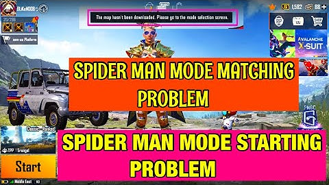 Spider-Man mode starting problem | how to solve spider man starting problem | matching problem pubg