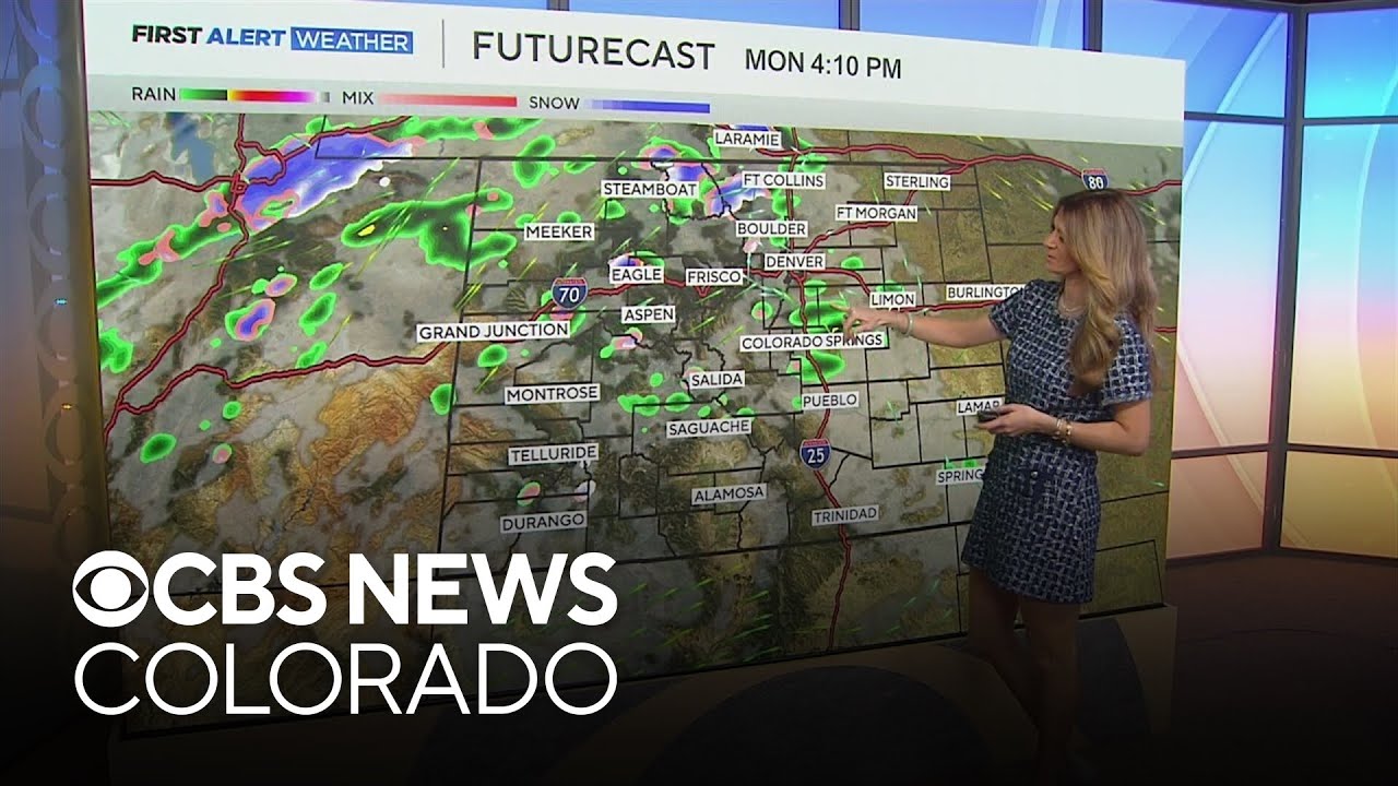 Cooler, wet weather moves into Colorado with days of rain chances in ...