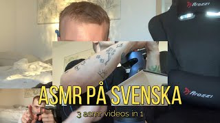 ASMR På Svenska - 3 asmr videos in 1 (ramble, mouth-sounds, hand-sounds, swedish, reading, m.m) screenshot 5