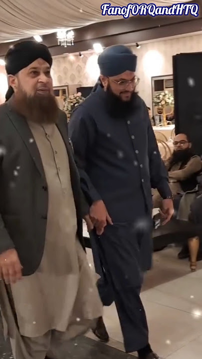 Owais Raza Qadri and Hafiz Tahir Qadri together entry 2025 inmehfil #fanoforqandhtq #hafiztahirqadri