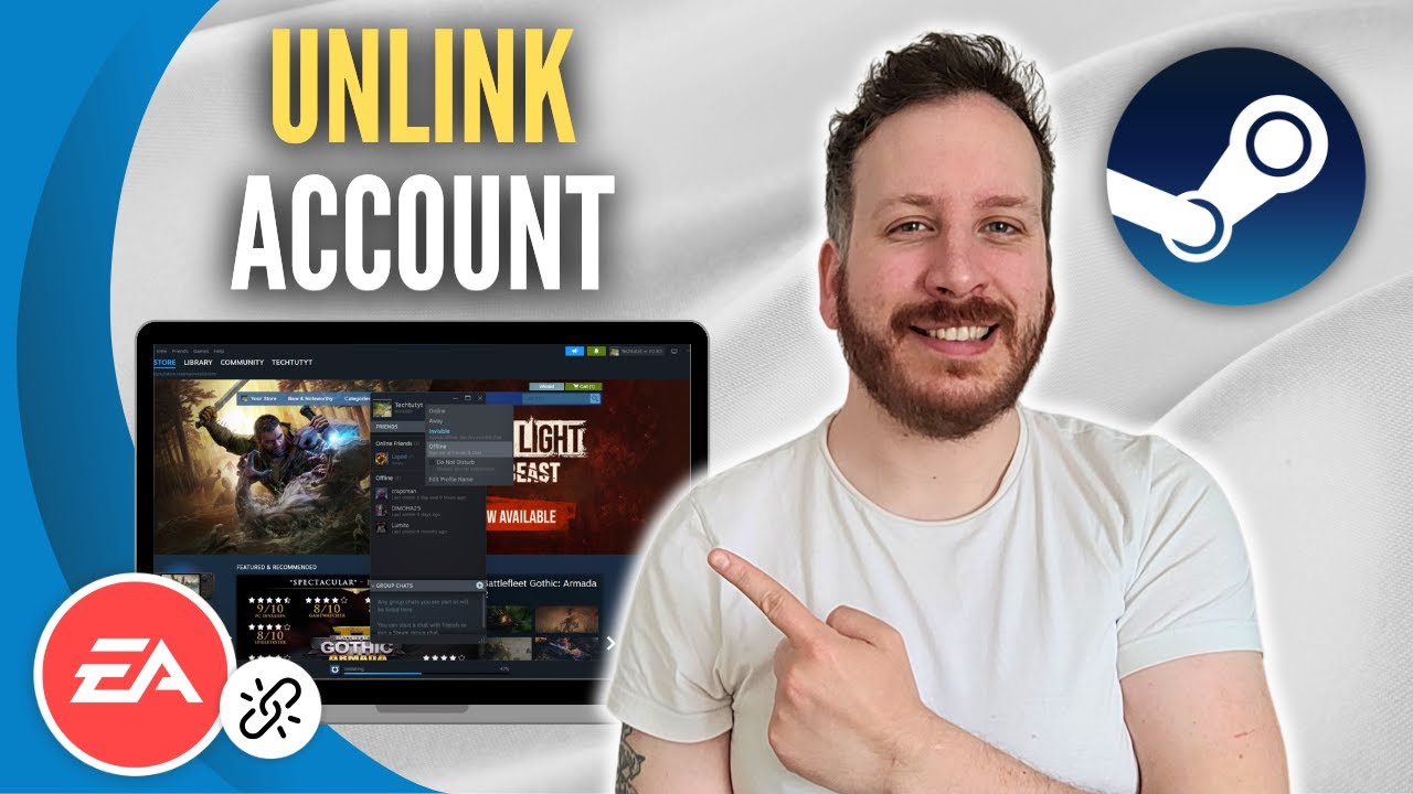 How To Unlink EA Account From Steam Without Email - YouTube