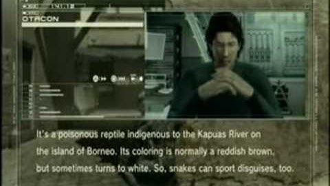 Codec: Otacon talks about Octocamo
