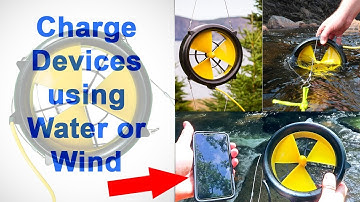 WaterLily | Charge your Devices using Water or Wind