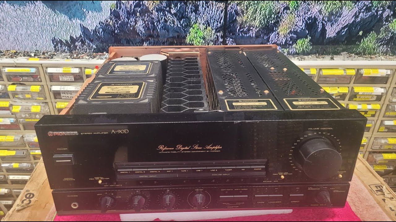 BROKEN Pioneer A-90D Repair! 39세의 명기 파이오니아 하이엔드 인티앰프 고장수리!충격적인 파손상태?