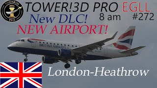 NEW AIRPORT London Heathrow close look and game play Tower!3D Pro EGLL screenshot 4