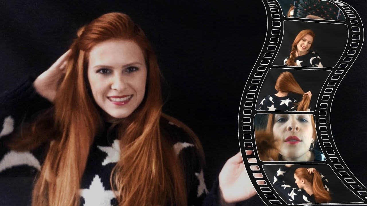 ASMR BINAURAL ~ Hair brushing, ponytails, bun, and braiding 😋