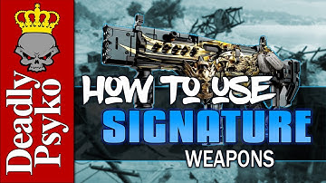 Black Ops 4 - How to Use Signature Weapon Variants!