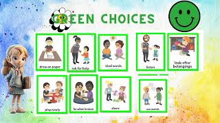 Green and red choices