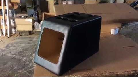 Chevy Silverado Custom Console for a single Kicker L7 12" Subwoofer