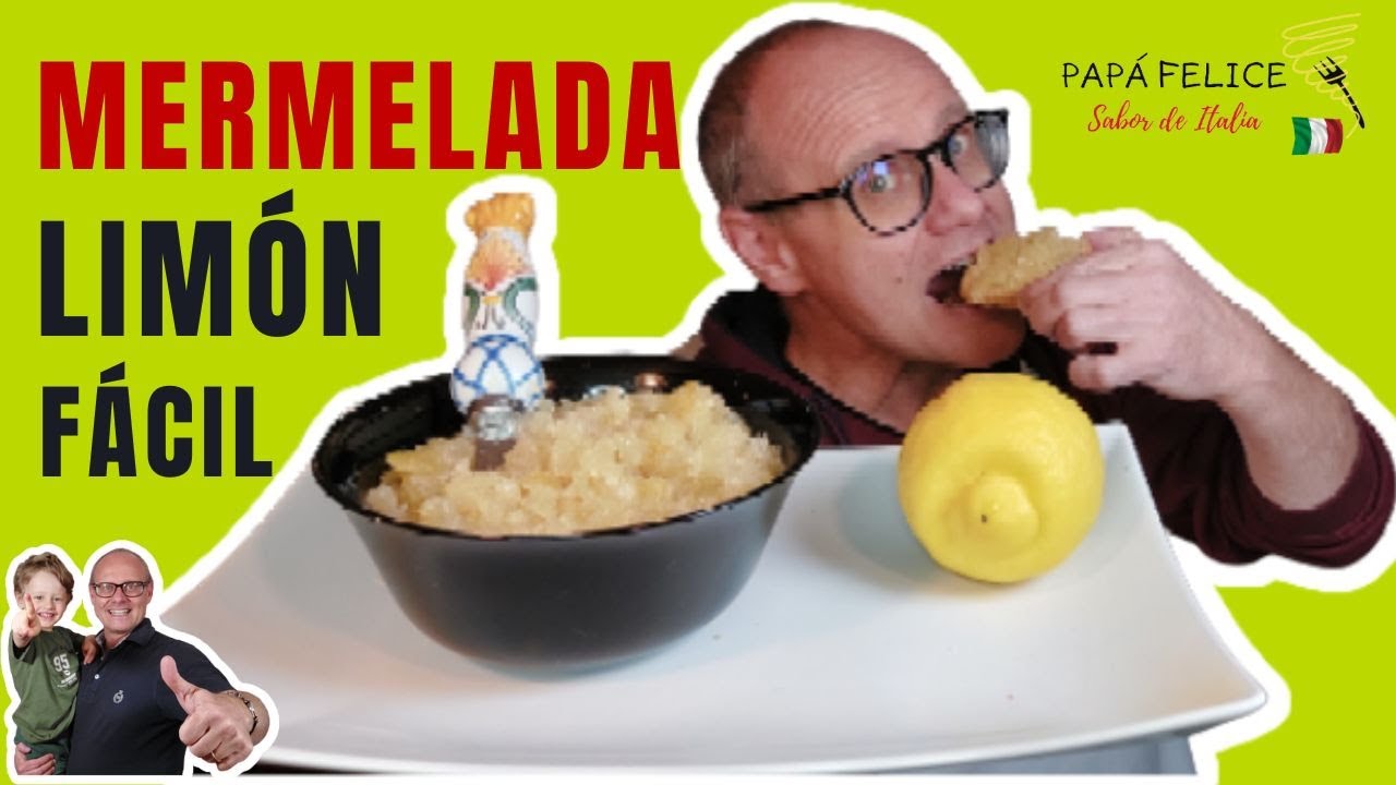 🇮🇹 Mermelada de Limón Casera. ¡Fácil con Trucos!