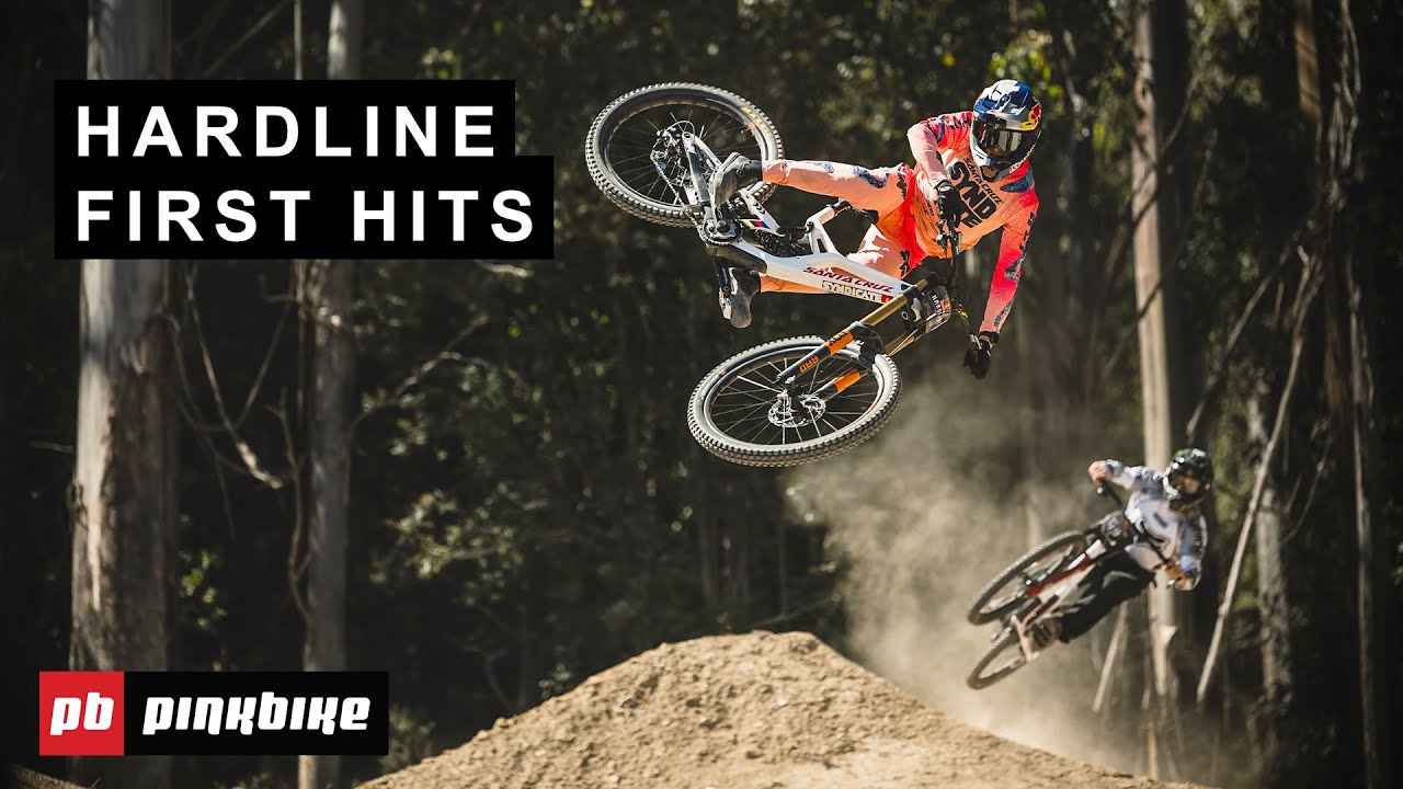 Riders Are Testing the Most Insane Features at Hardline 2026 | Practice Raw