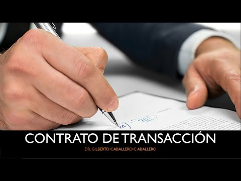 Contrato de transacción