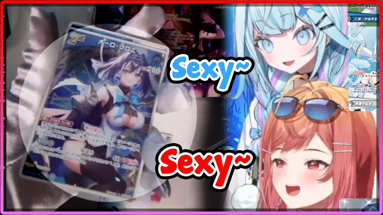 ENG SUB/Hololive] Ririka and Su-chan noticed how sexy Hololive TCG