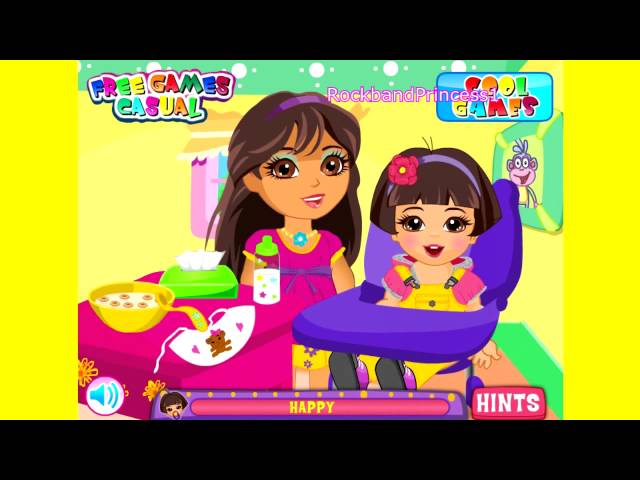 Dora Online Game let's Play Compilation – Baby Games and Girl's Games 