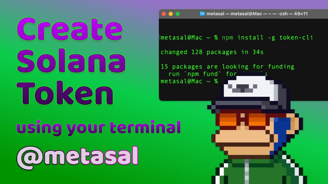 Create Solana Token using the CLI - YouTube