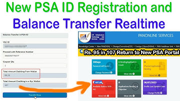 How to Add Balance in New PSA Portal || New PSA ID Me Payment Kaise Add Kare 2024