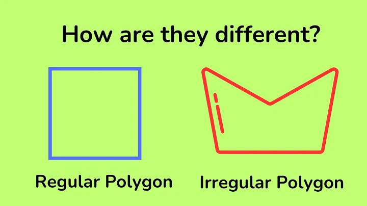 Difference between Regular and Irregular Polygons