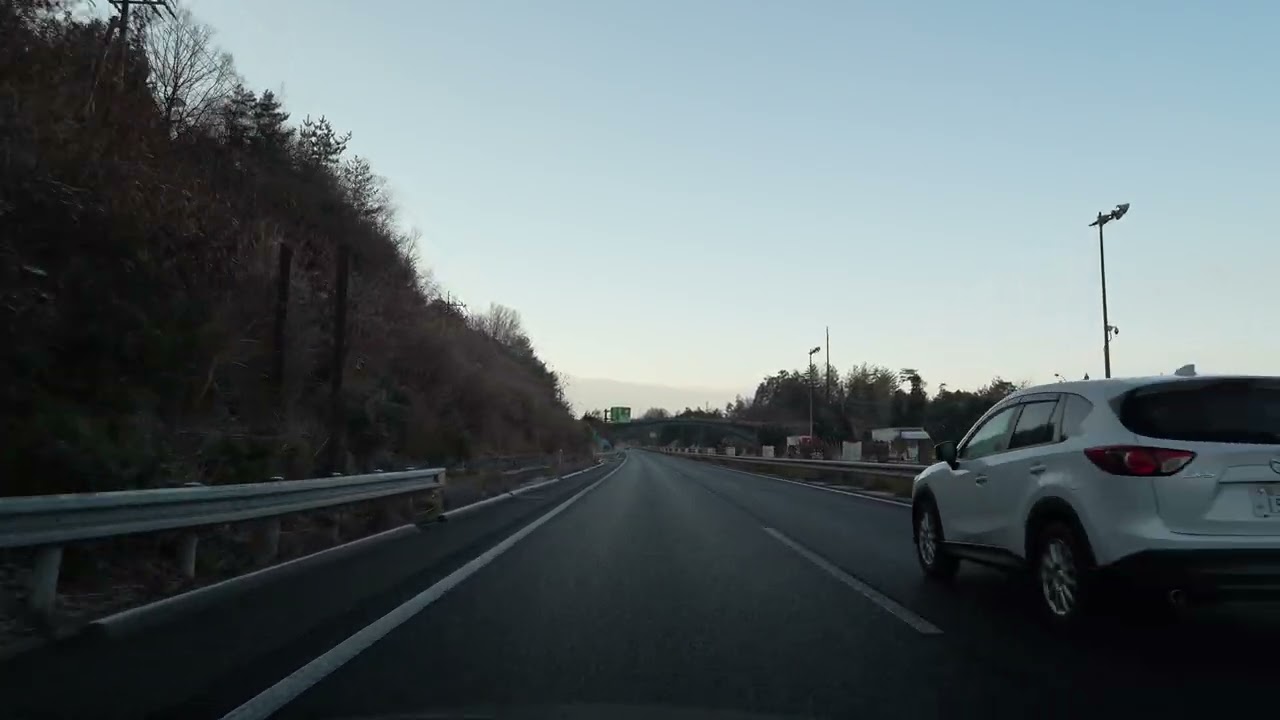 岡山自動車道 北房JCT～岡山JCT 2024.12.28