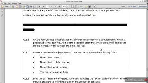 Java-Contacts Application Tutorial