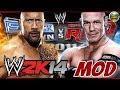 WWE The Rock vs. John Cena [SvR 2011] MOD 2K14 #PS2
