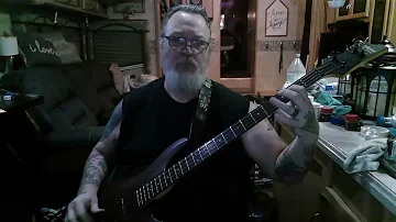 My late night sitting alone baked bass cover "Hold On" by Triumph for us old rock n rollers