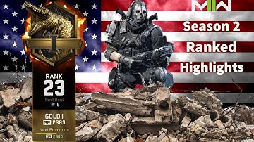 Silver to Gold grind top play highlights | MW2 Season 2 ranked top plays 4K edit w/ Neffex music