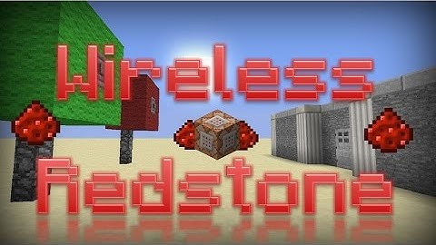 Minecraft How To Make Wireless Redstone No Mods