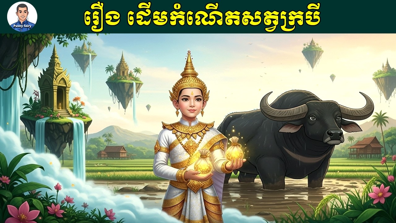Ep4 | រឿង ដើមកំណើតសត្វក្របី | Pusey fairy