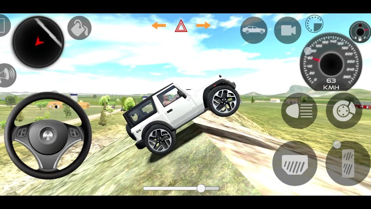 Dollar Song Long Jump Cars Driving 3d Modified Mahindra Thar Indian Cars Simulator 3D Android Games