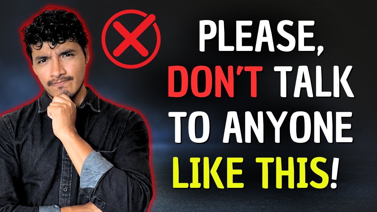 10 Bad speech habits you should absolutely avoid