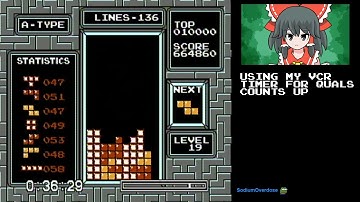 [NES Tetris] 9th 1.1 and 46th Maxout - 1,117,700