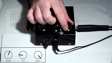Demo Foxx tone machine (tm) diy, part 1 (no octave)