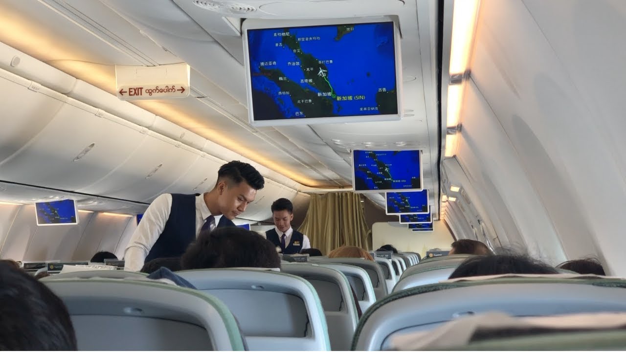 Myanmar National Airlines Experience: UB002 Singapore to Yangon