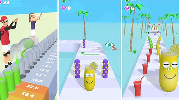 Juice Run in All Level Game Mobile Walkthrough New Trailer Update Gameplay iOS, Android FJODWYJJ