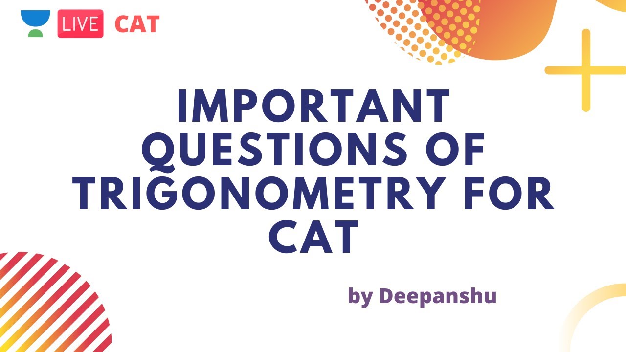 trigonometry questions in cat