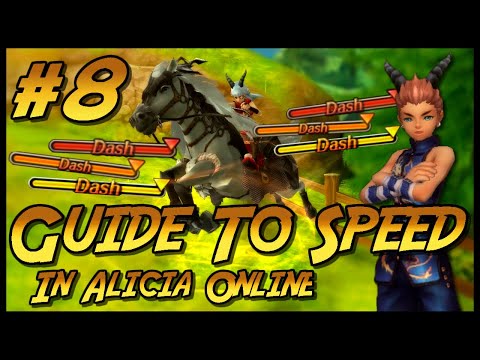 THE JUMP DASH (THE BUNNY HOP)  - GUIDE TO SPEED RACES IN ALICIA ONLINE - PART 8/9