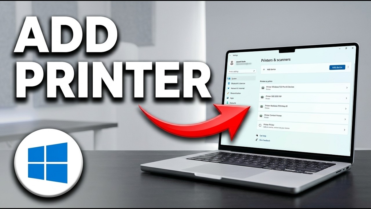 How to Add a Printer or Scanner in Windows - Quick Tutorial - YouTube