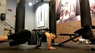 Weighted, normal, Incline Push Up Mechanical Drop Set