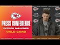 Patrick Mahomes: “You gotta put it on the line to get in the end zone” | Wild Card Press Conference